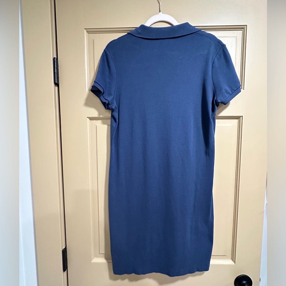 Ralph Lauren Navy Green Logo Polo Shirt Dress - Picture 5 of 10